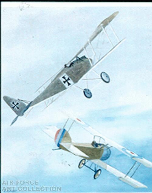 SOPWITH PUP VS HALBERSTADT D II